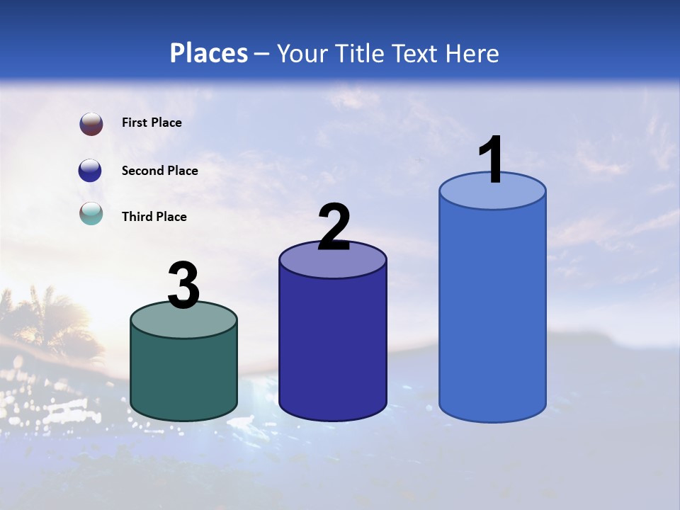 Tranquility Under Bubbles PowerPoint Template