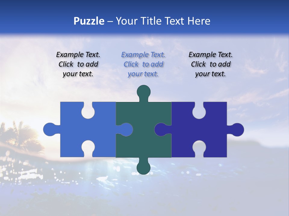 Tranquility Under Bubbles PowerPoint Template