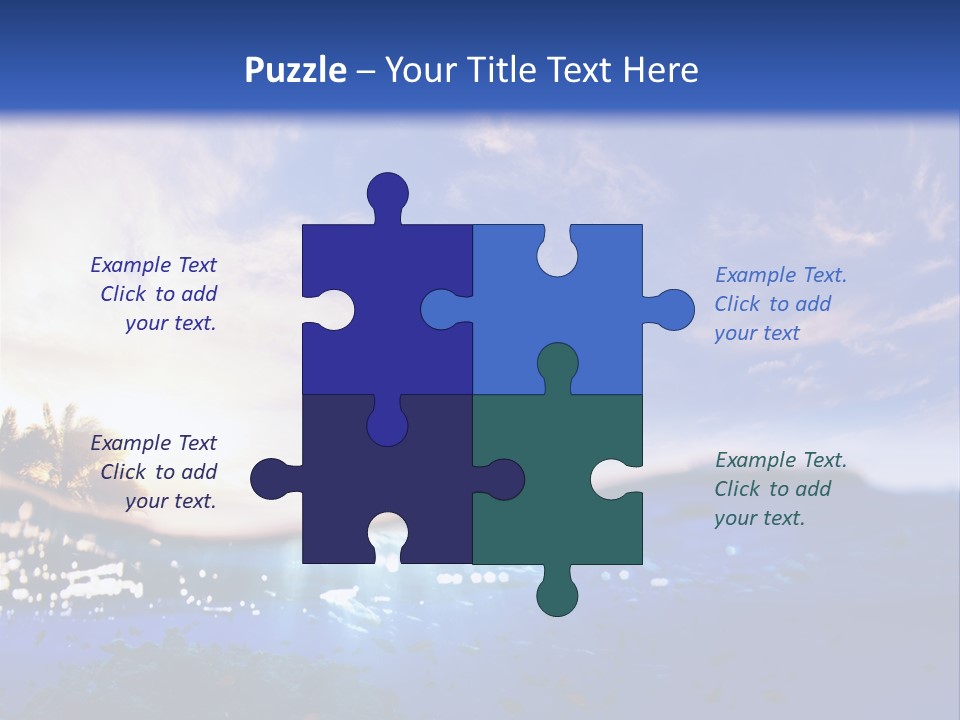 Tranquility Under Bubbles PowerPoint Template