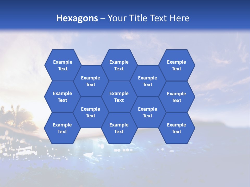 Tranquility Under Bubbles PowerPoint Template