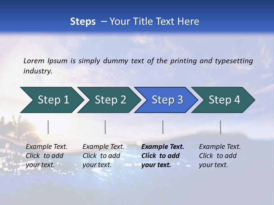 Tranquility Under Bubbles PowerPoint Template