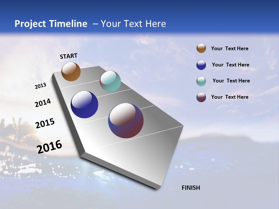 Tranquility Under Bubbles PowerPoint Template