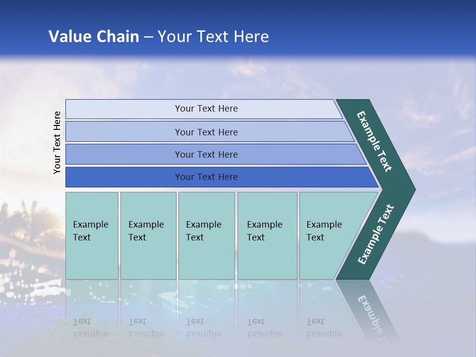 Tranquility Under Bubbles PowerPoint Template