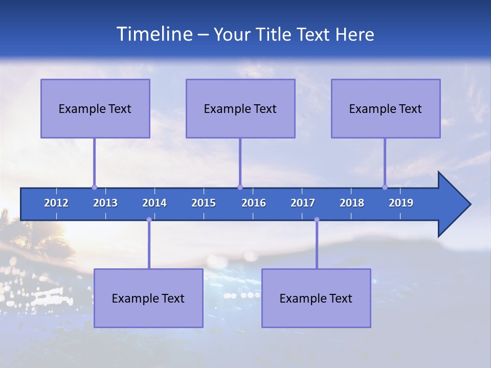 Tranquility Under Bubbles PowerPoint Template