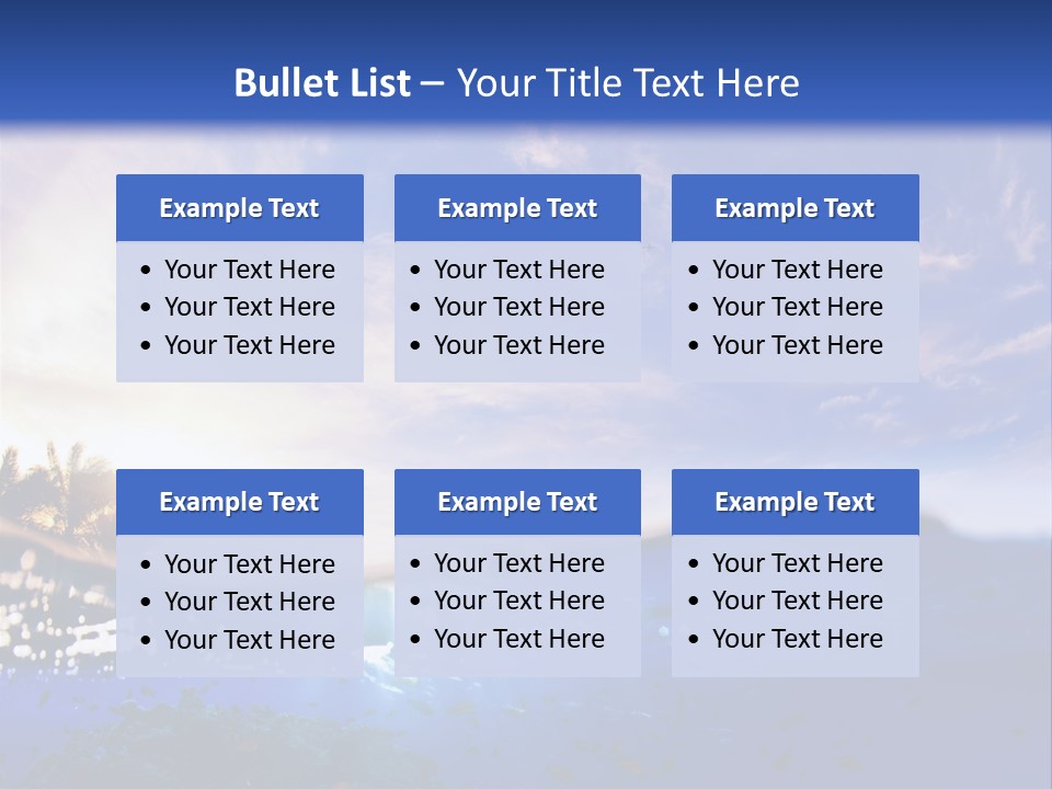 Tranquility Under Bubbles PowerPoint Template
