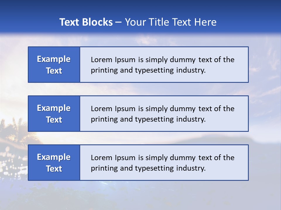 Tranquility Under Bubbles PowerPoint Template