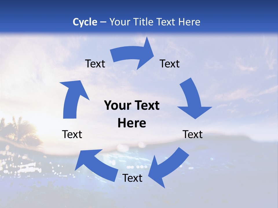 Tranquility Under Bubbles PowerPoint Template