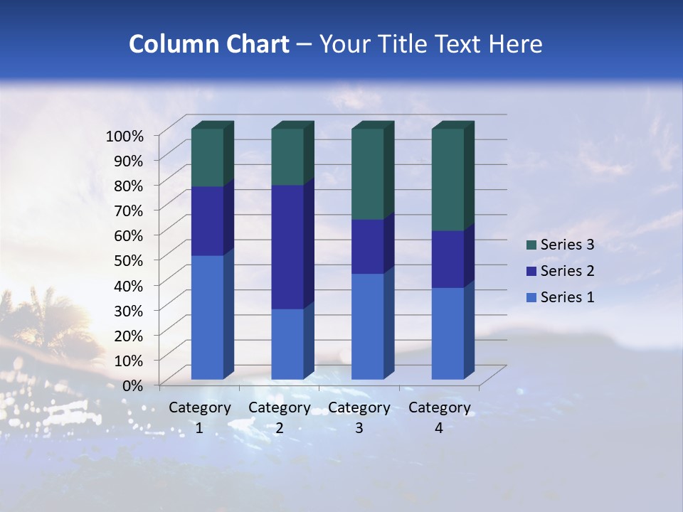 Tranquility Under Bubbles PowerPoint Template