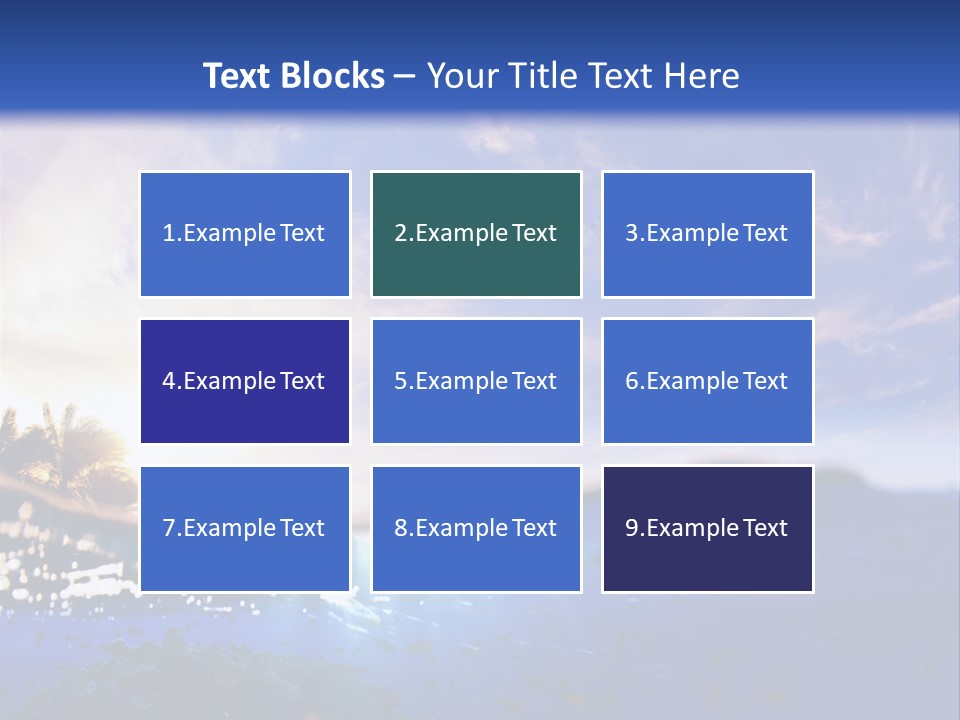 Tranquility Under Bubbles PowerPoint Template