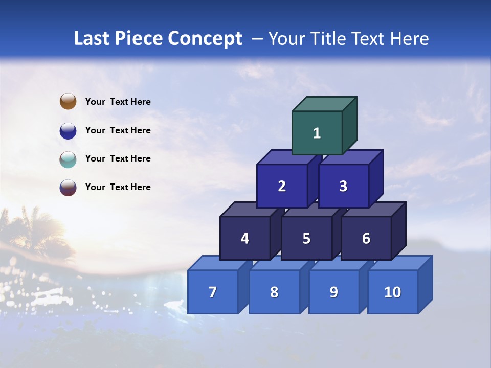 Tranquility Under Bubbles PowerPoint Template