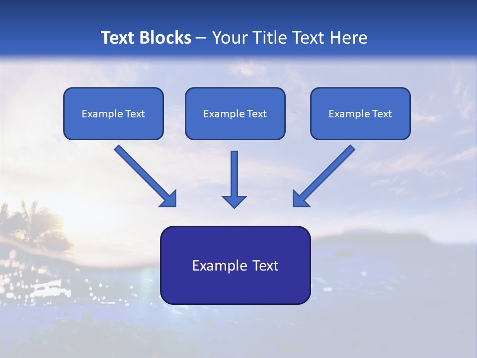 Tranquility Under Bubbles PowerPoint Template