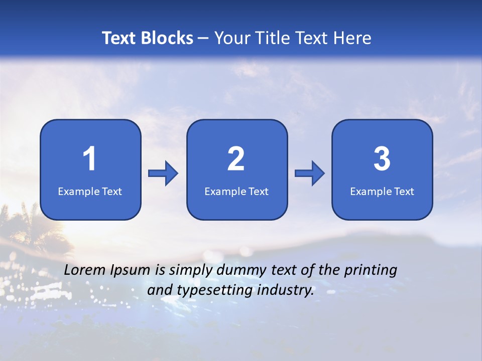 Tranquility Under Bubbles PowerPoint Template