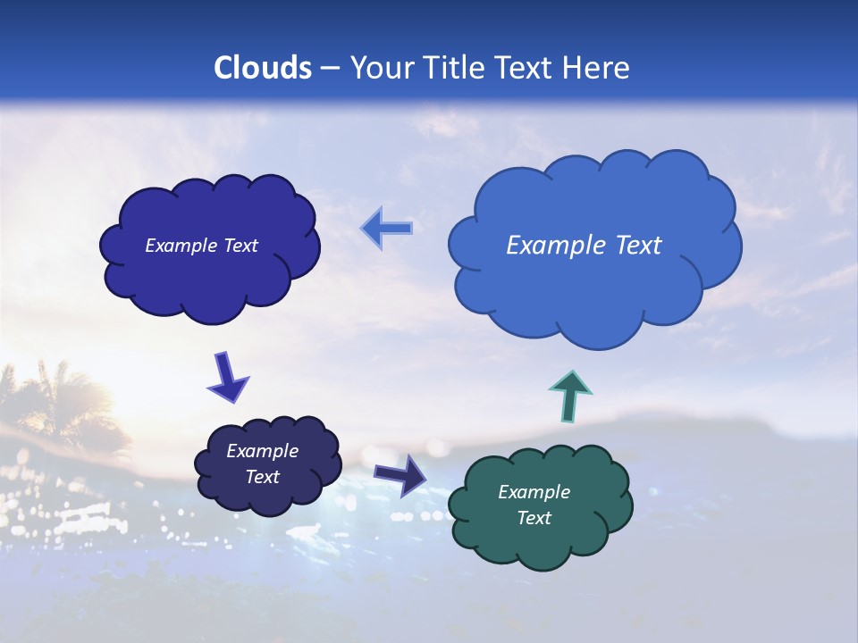 Tranquility Under Bubbles PowerPoint Template