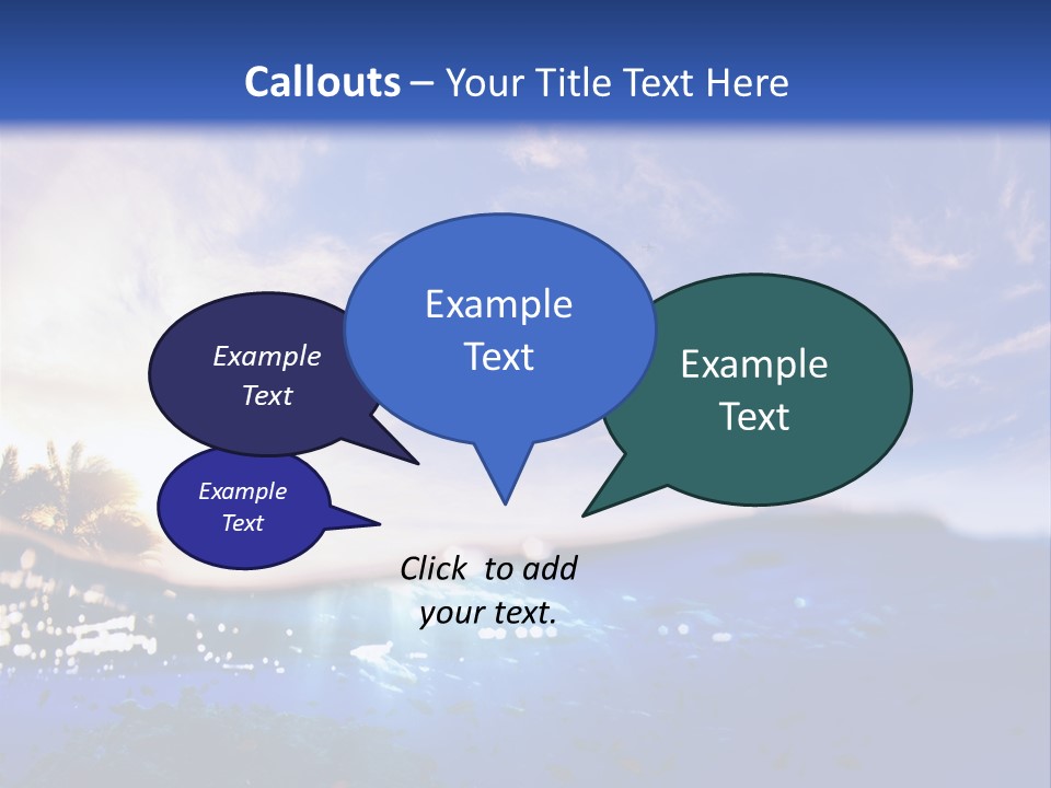 Tranquility Under Bubbles PowerPoint Template