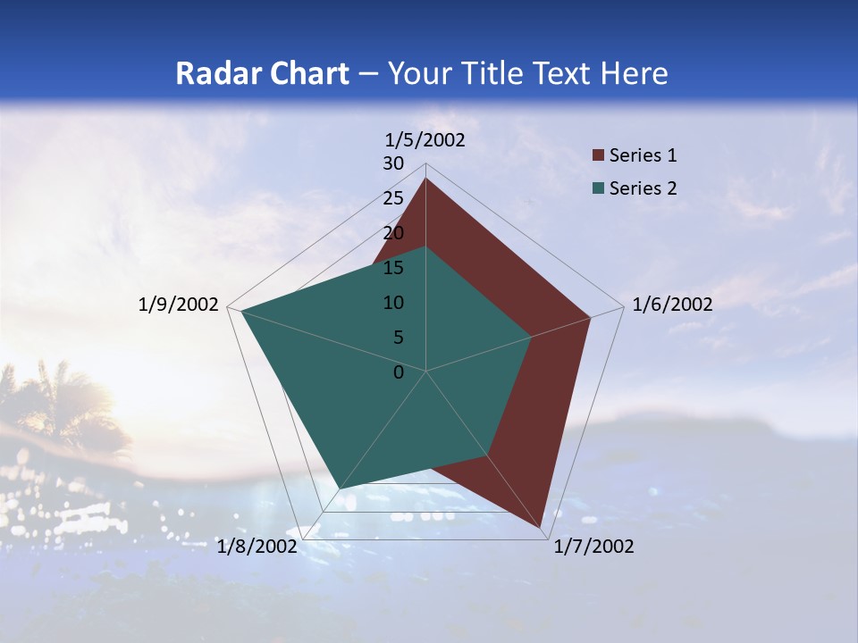 Tranquility Under Bubbles PowerPoint Template