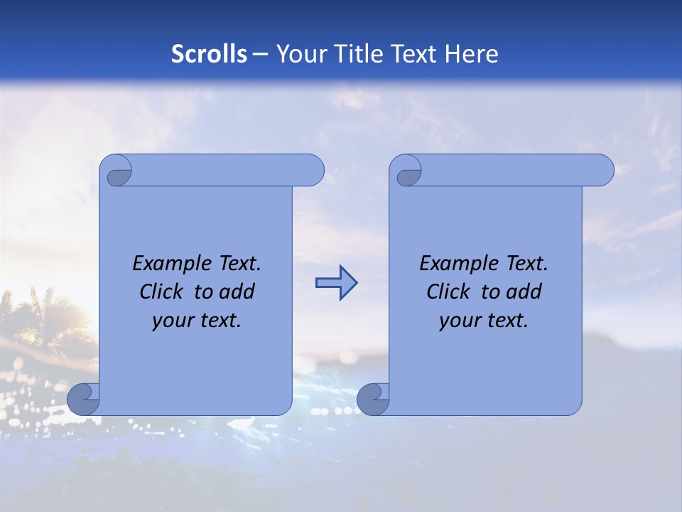 Tranquility Under Bubbles PowerPoint Template
