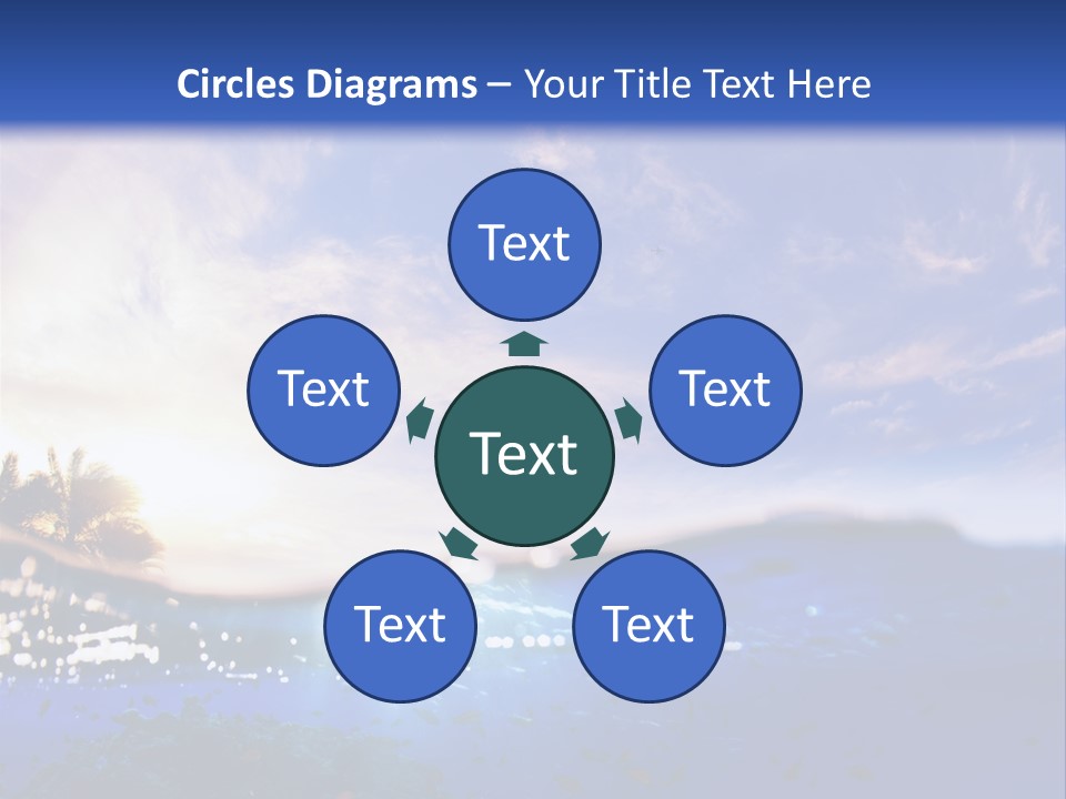 Tranquility Under Bubbles PowerPoint Template