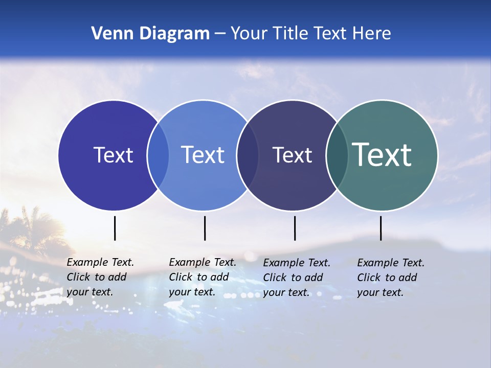 Tranquility Under Bubbles PowerPoint Template