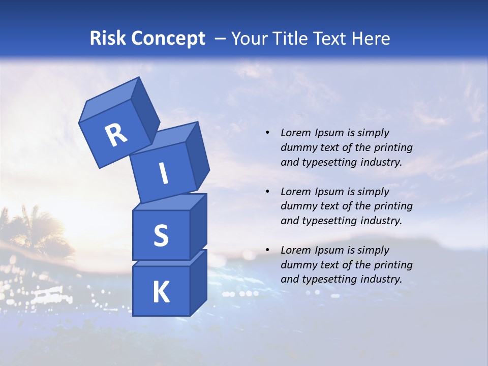 Tranquility Under Bubbles PowerPoint Template