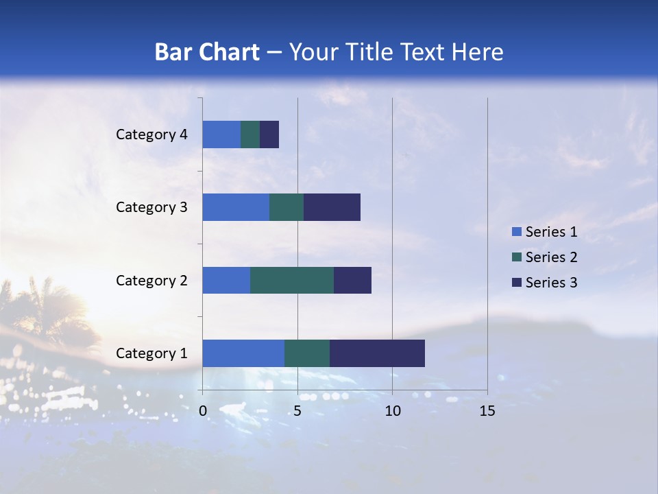 Tranquility Under Bubbles PowerPoint Template