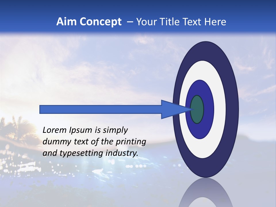 Tranquility Under Bubbles PowerPoint Template