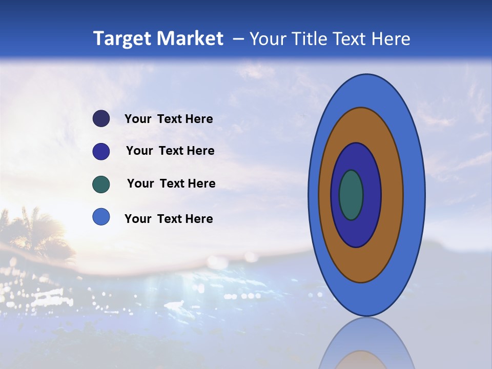 Tranquility Under Bubbles PowerPoint Template