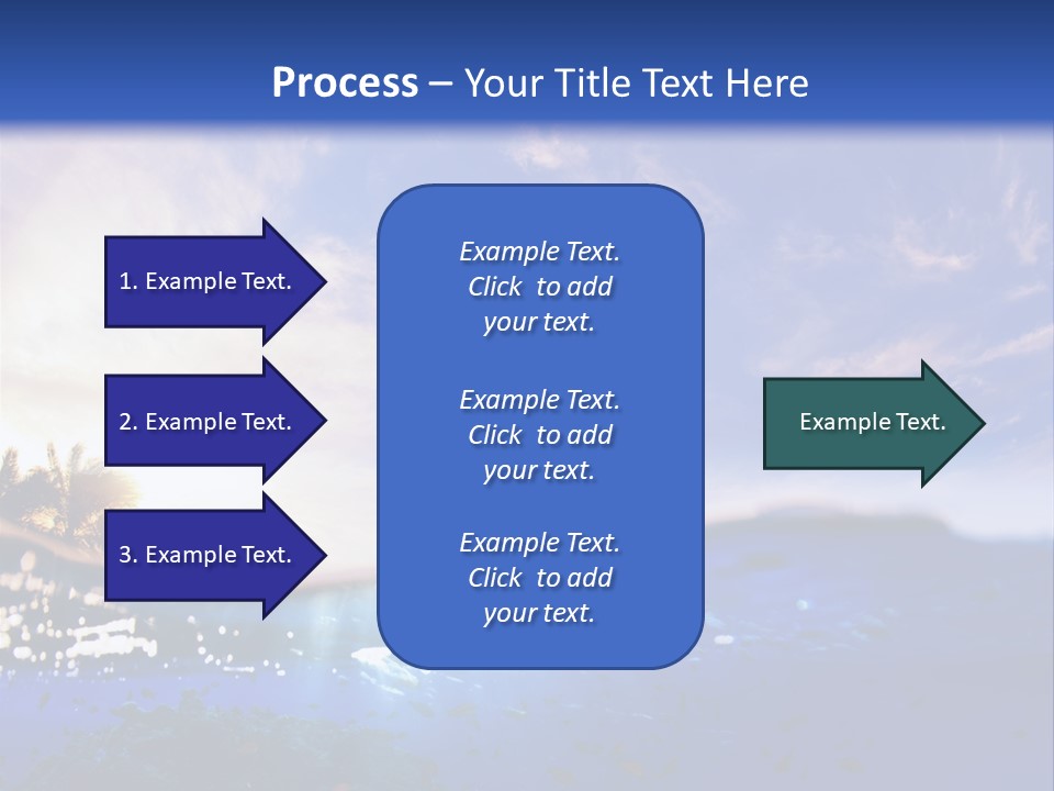 Tranquility Under Bubbles PowerPoint Template