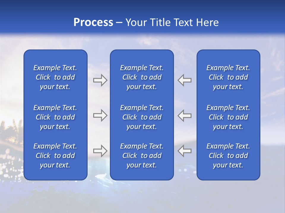 Tranquility Under Bubbles PowerPoint Template