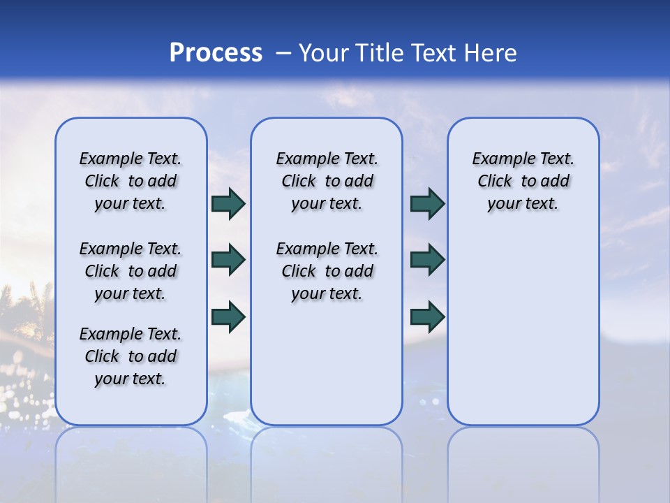 Tranquility Under Bubbles PowerPoint Template