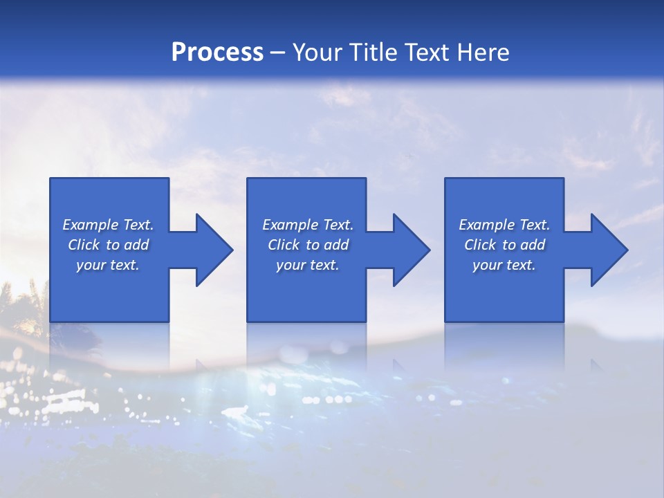 Tranquility Under Bubbles PowerPoint Template