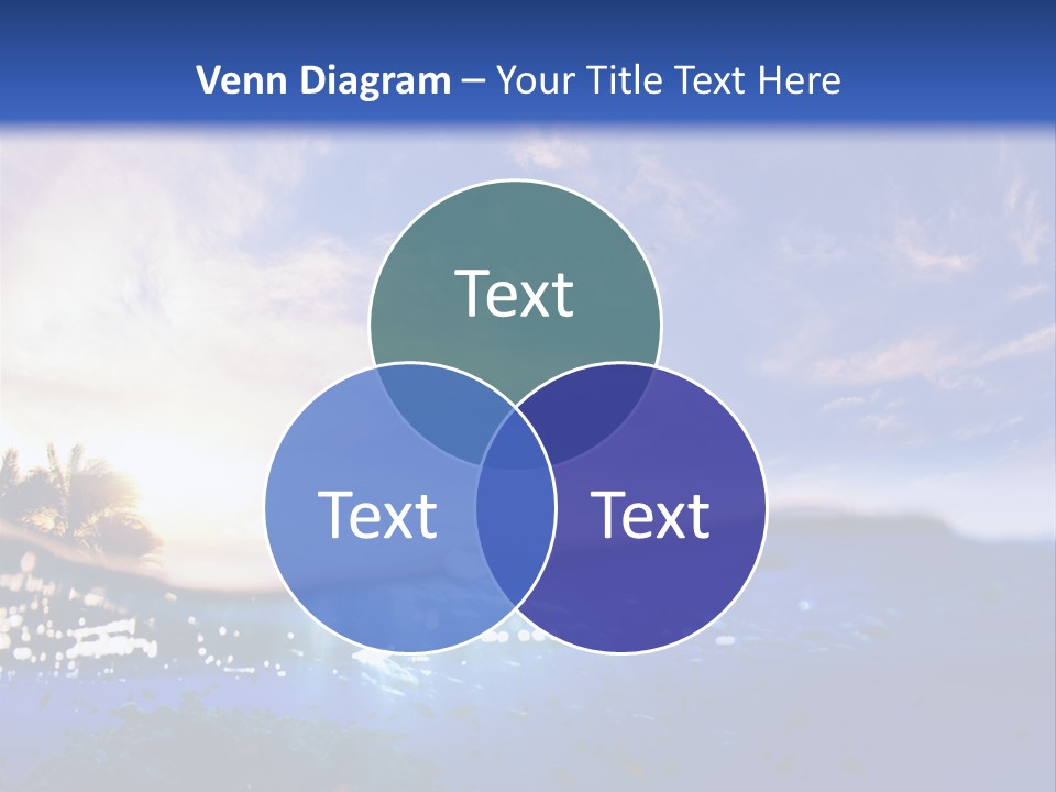 Tranquility Under Bubbles PowerPoint Template