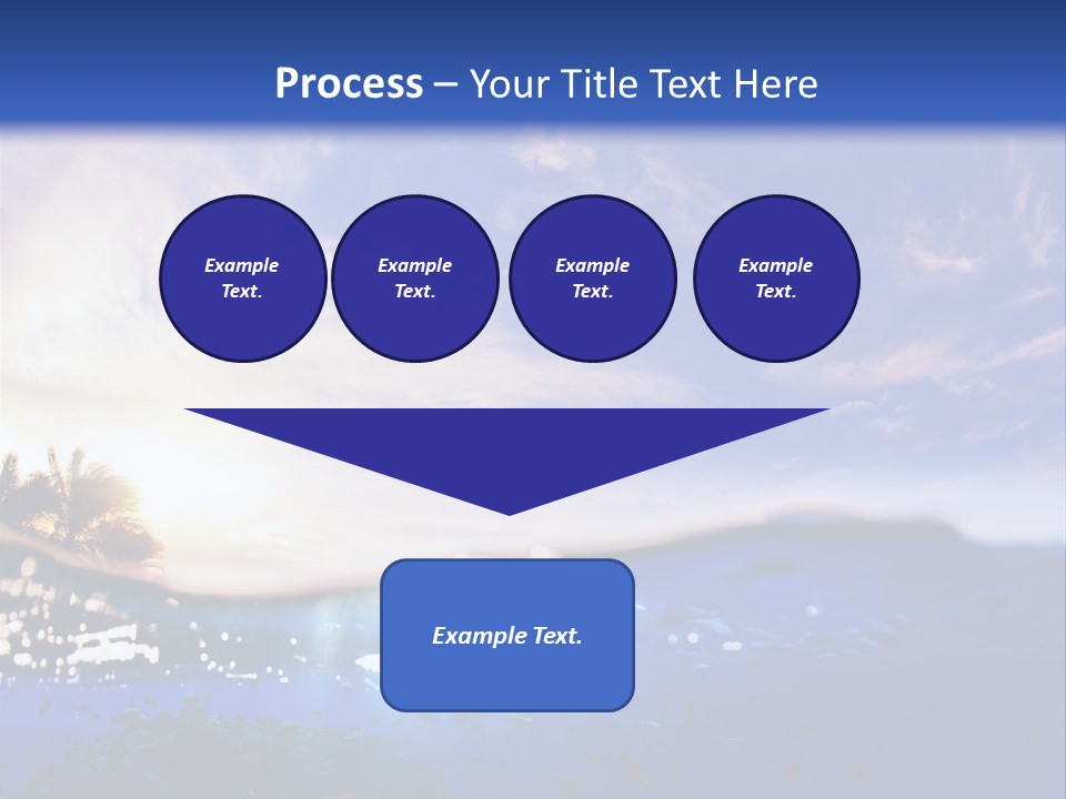 Tranquility Under Bubbles PowerPoint Template
