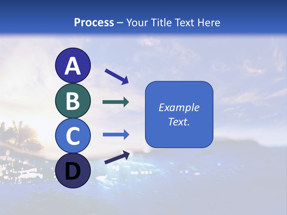 Tranquility Under Bubbles PowerPoint Template