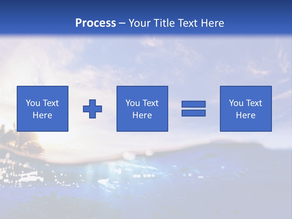 Tranquility Under Bubbles PowerPoint Template
