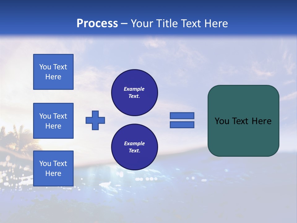 Tranquility Under Bubbles PowerPoint Template