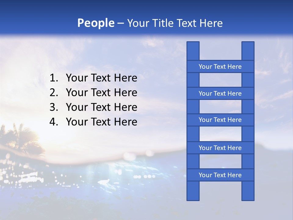 Tranquility Under Bubbles PowerPoint Template