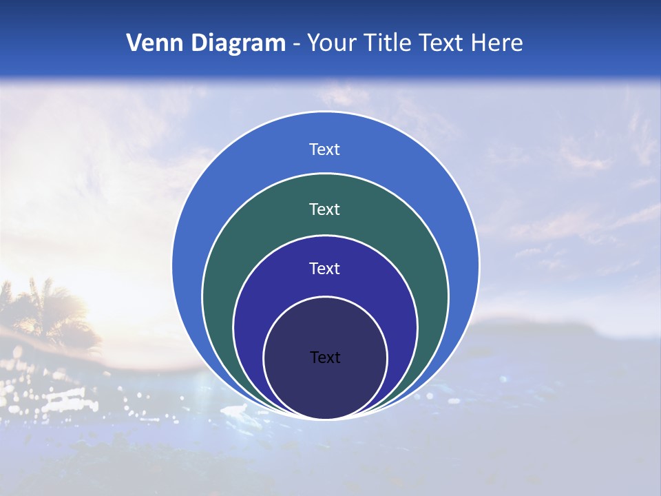 Tranquility Under Bubbles PowerPoint Template