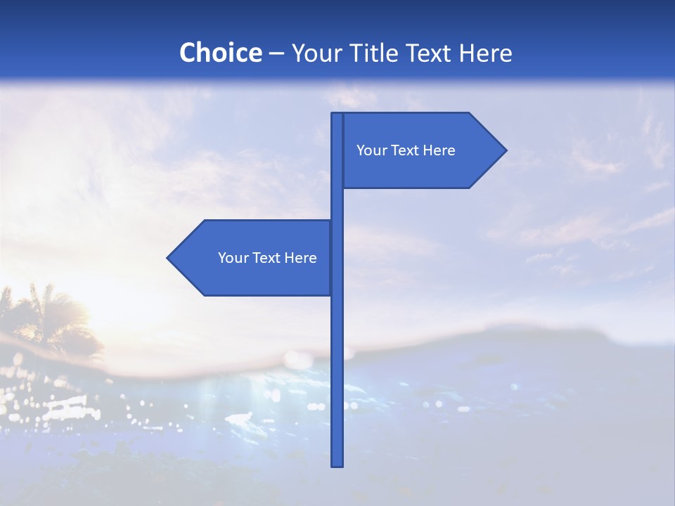Tranquility Under Bubbles PowerPoint Template