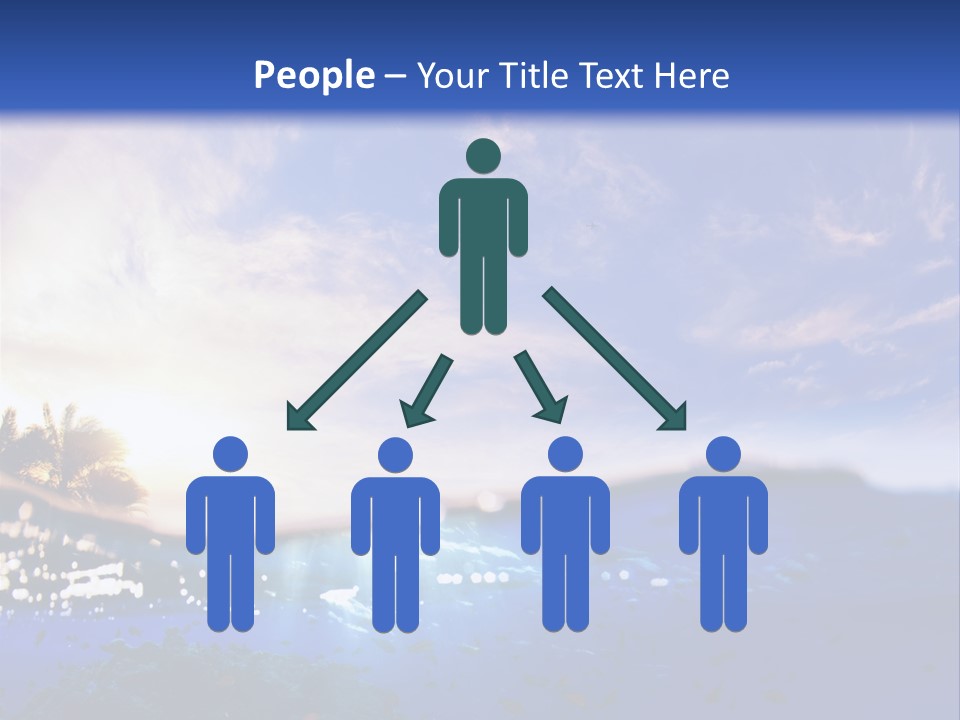 Tranquility Under Bubbles PowerPoint Template