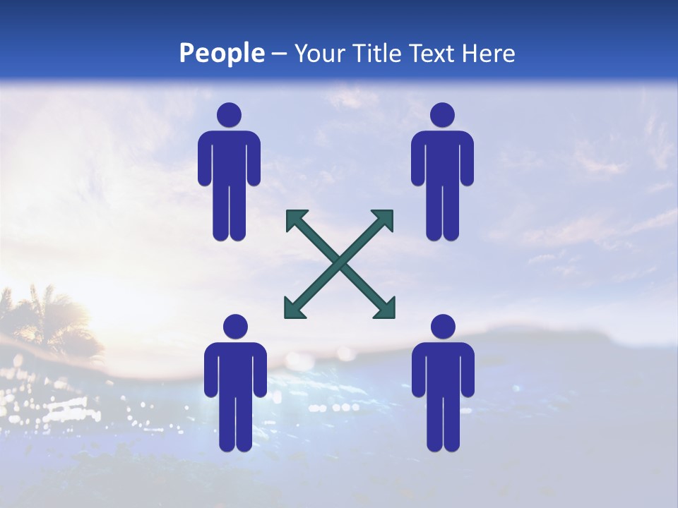 Tranquility Under Bubbles PowerPoint Template