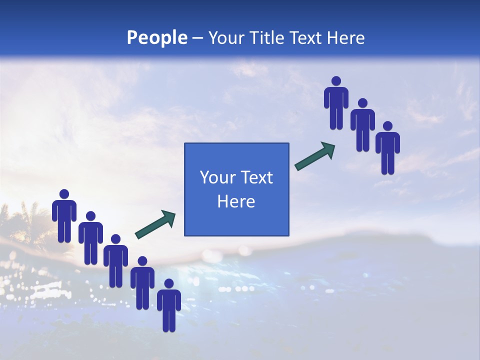 Tranquility Under Bubbles PowerPoint Template