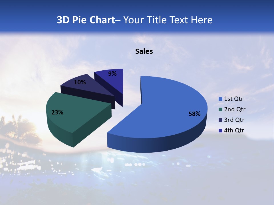 Tranquility Under Bubbles PowerPoint Template