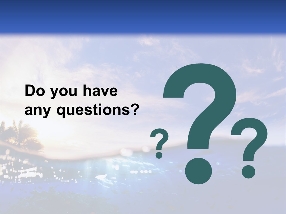 Tranquility Under Bubbles PowerPoint Template