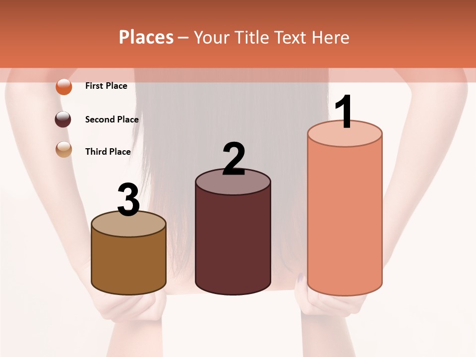 Presenting Builder Female PowerPoint Template
