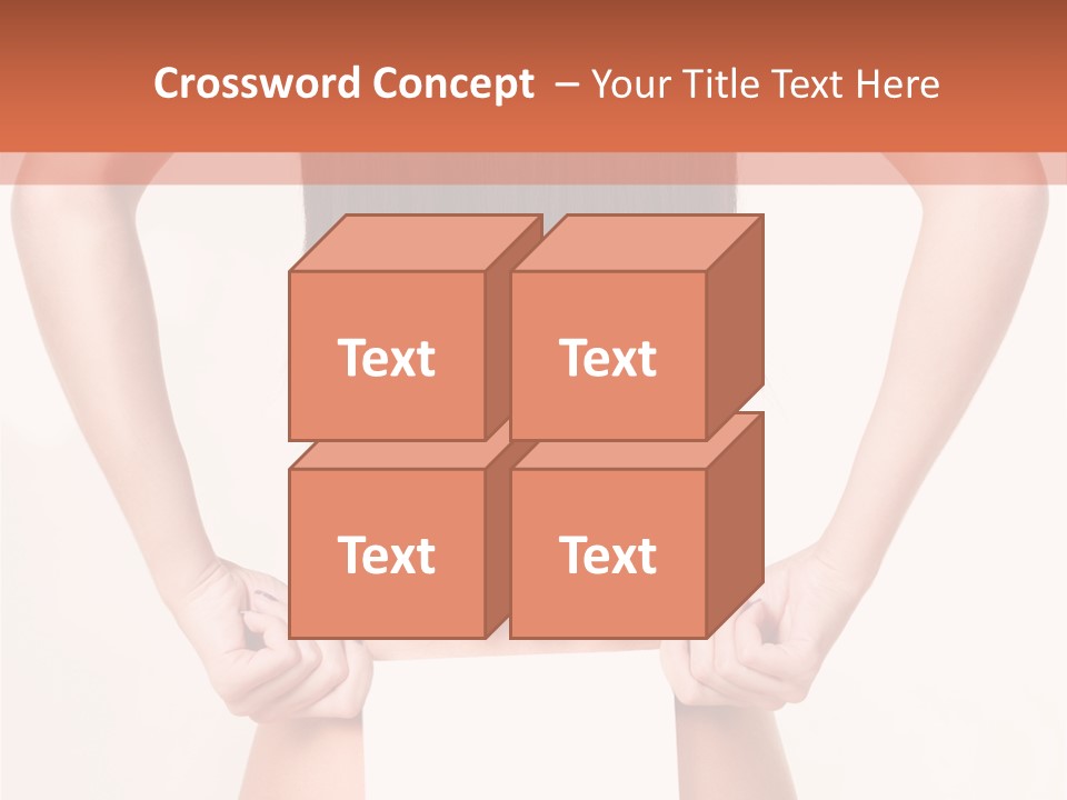 Presenting Builder Female PowerPoint Template