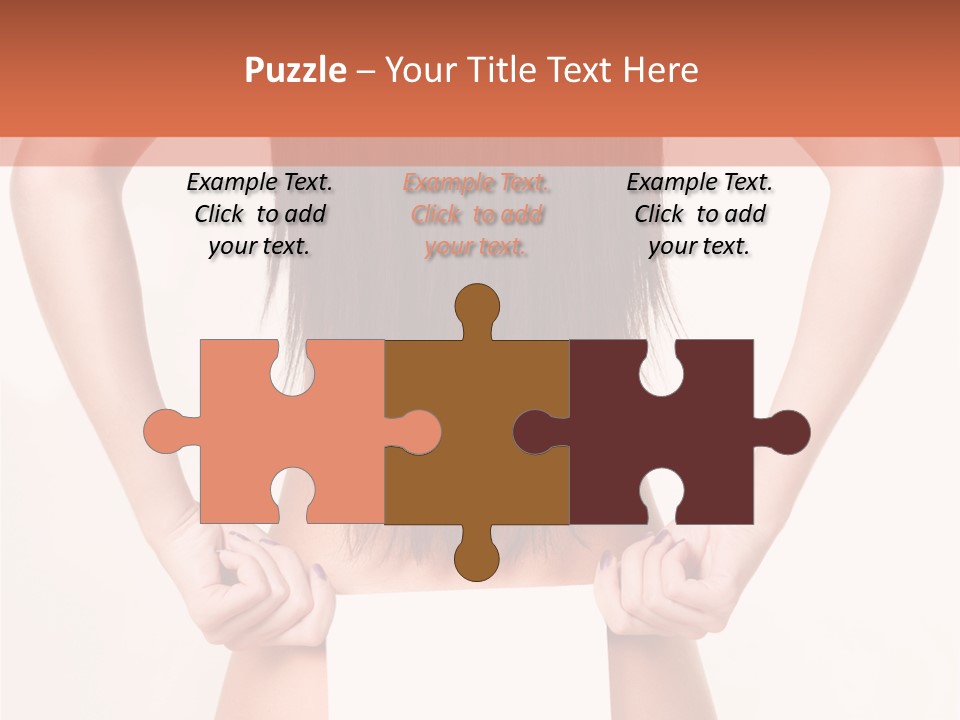 Presenting Builder Female PowerPoint Template