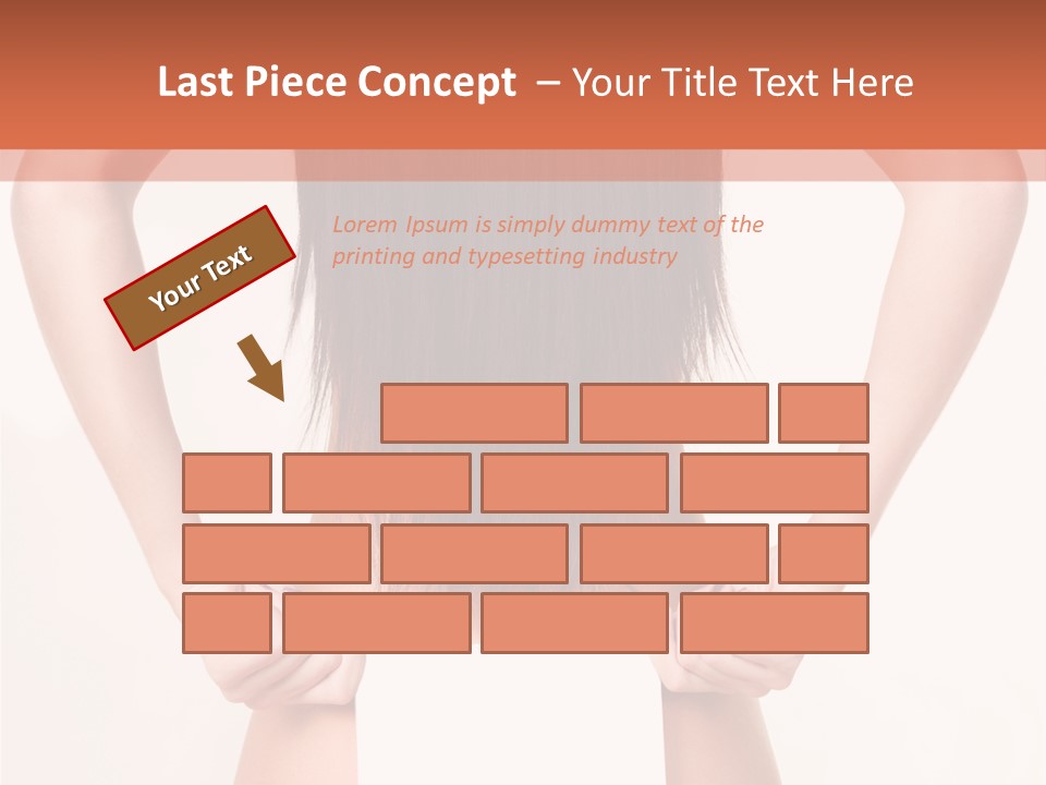 Presenting Builder Female PowerPoint Template