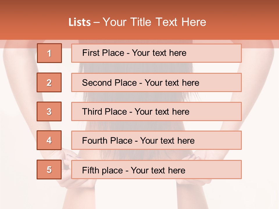 Presenting Builder Female PowerPoint Template