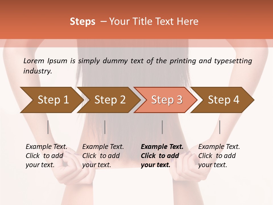 Presenting Builder Female PowerPoint Template