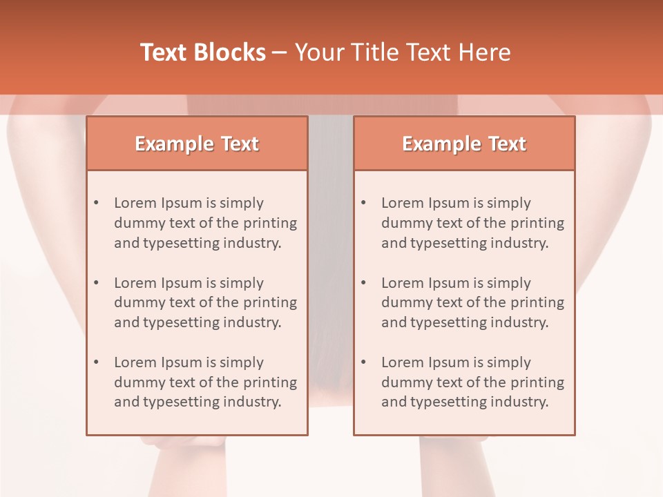 Presenting Builder Female PowerPoint Template